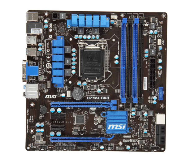 MSI H77MA-G43 (H77 2xPCI-E DDR3) - 78217 - zdjęcie 2